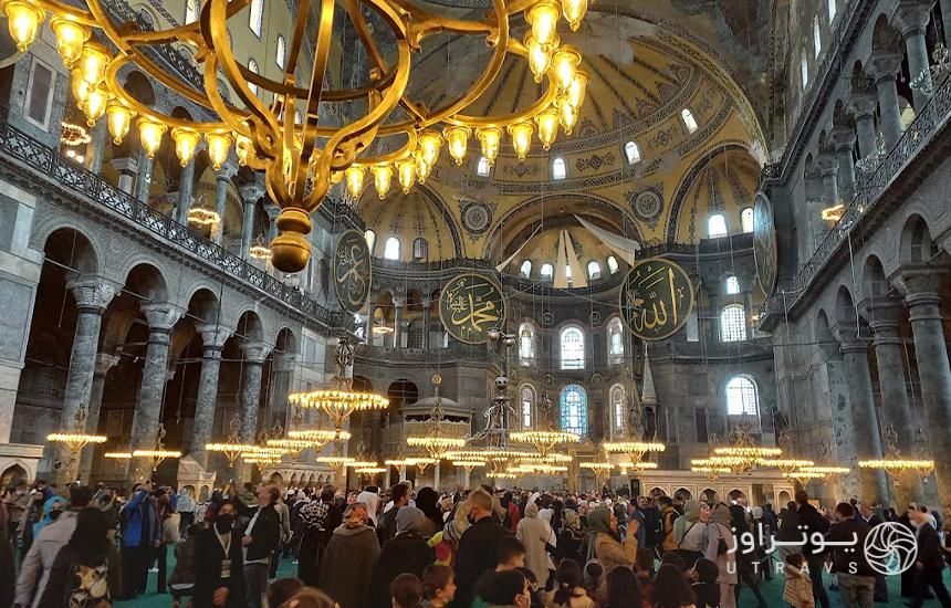 مسجد ایاصوفیه در استانبول 